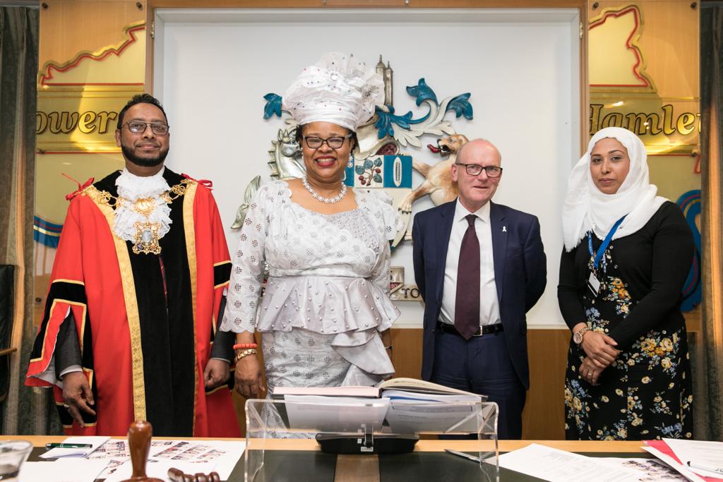 Victoria Obaze - Civic Mayor of Tower Hamlet UK