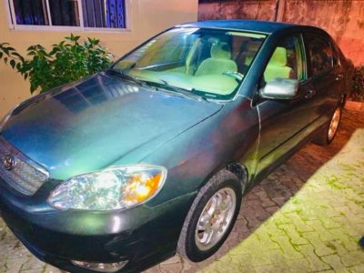 The car presented to Deborah Samuel's parents