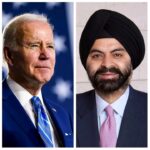 Joe Biden and Ajay Banga