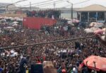 Massive Crowd as Peter Obi Stormed Ladipo Market in Lagos