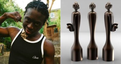 Slawn with Brit Awards Statuette 