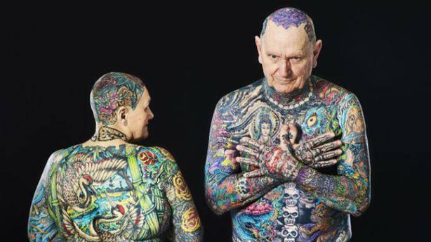 World’s Most Tattooed Man Chuck Helmke is Dead