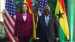 US VP, Harris Kamala with President Akuffo-Ado of Ghana