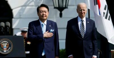 Joe Biden with Yoon Suk Yeol