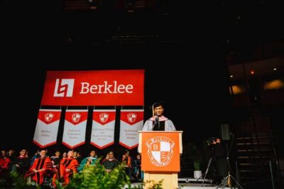 Usher while being honored as Doctor of Music 