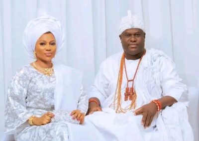 Ooni of Ife With the Sixth Wife, Opeoluwa Elizabeth Akinmuda 