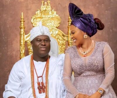 Ooni of Ife With the Sixth Wife, Opeoluwa Elizabeth Akinmuda 