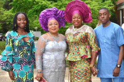 Lady Chinenye with family members 