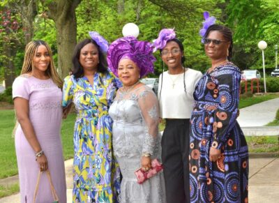 Lady Chinenye with friends and family 