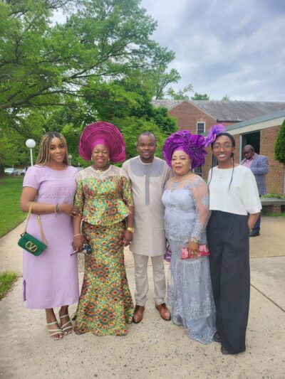 Lady Chinenye Nosiri and family with Excel Magazine Publisher, Boniface Ihiasota 