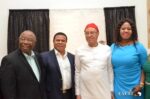 Barrister Ihim with Prof. Utomi and others