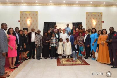 Group photograph of participants at "A Banquet of Honor - A Handshake With Our Principal Peter Obi (CON)" held in Maryland, United States. 