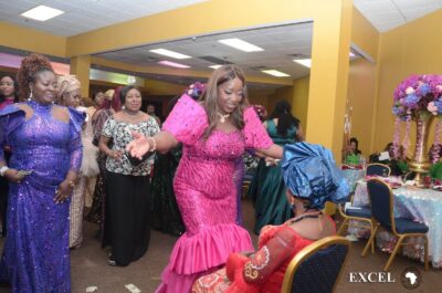 Dr Eucharia Mbagwu cheering her Mom on 85th birthday anniversary 