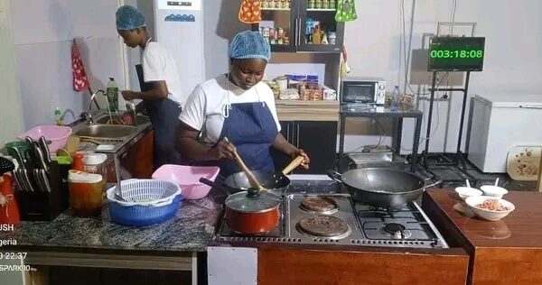 Cook-a-thon: Another Nigerian Lady Begins 150 Hours Challenge to Break Guinness Records