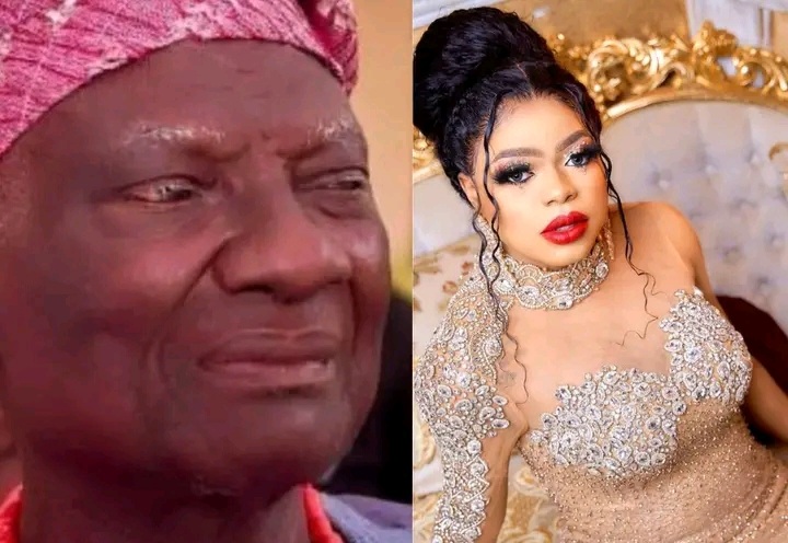 Bobrisky and late father