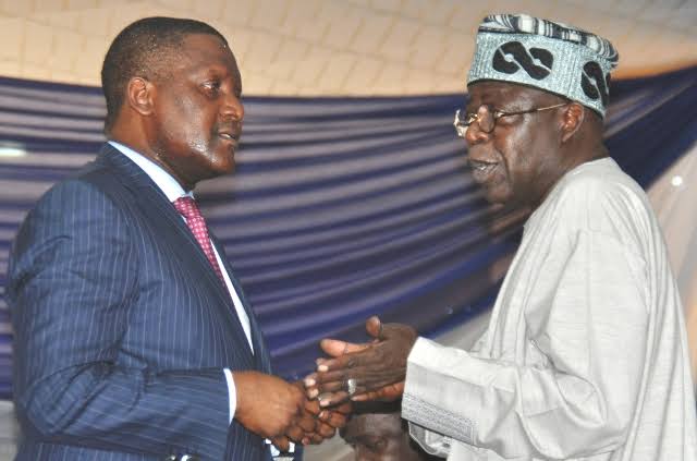 Dangote and Tinubu