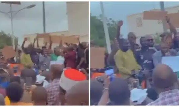 Igbo Protesters in Niger Republic