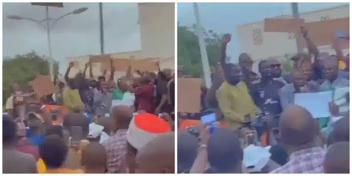 Igbo Protesters in Niger Republic