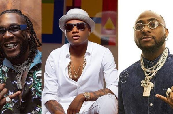 Burna Boy, Wizkid and Davido