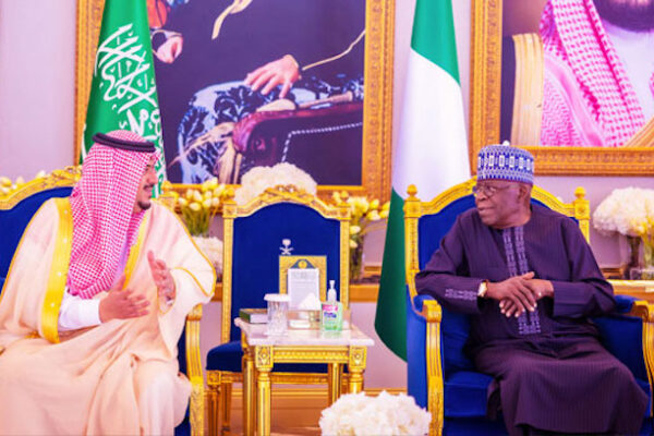 Tinubu and Saudi King