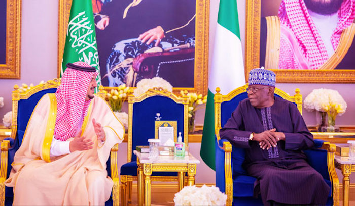 Tinubu and Saudi King