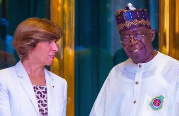 France Minister with Nigerian President in Abuja