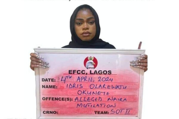 Bobrisky in EFCC custody