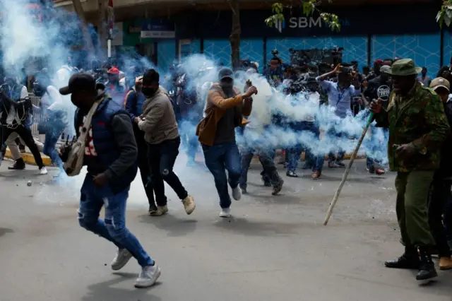 Gunfire and Tear Gas in Nairobi as Protesters Storm Parliament Over New Tax Laws