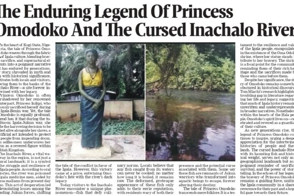 The Enduring Legend of Princess Omodoko and the Cursed Inachalo River