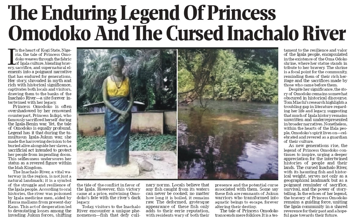 The Enduring Legend of Princess Omodoko and the Cursed Inachalo River