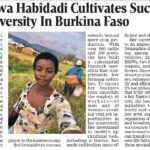 Swamidwa Habidadi Cultivates Success from Adversity in Burkina Faso’s Agricultural Sector