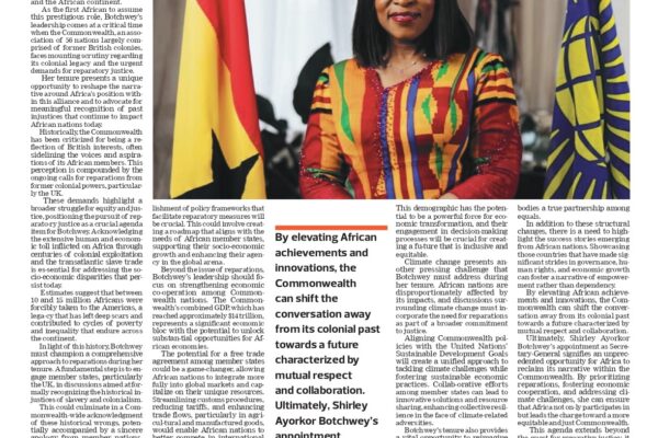 A New Era for Africa in the Commonwealth with Shirley Ayorkor Botchwey's Visionary Leadership