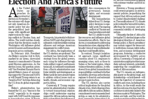 Global Implications of the US Election on Africa's Future